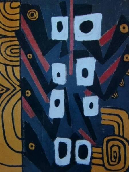 伊藤　久三郎、習作　懐かしき制服、額装用画集より、新品額装付