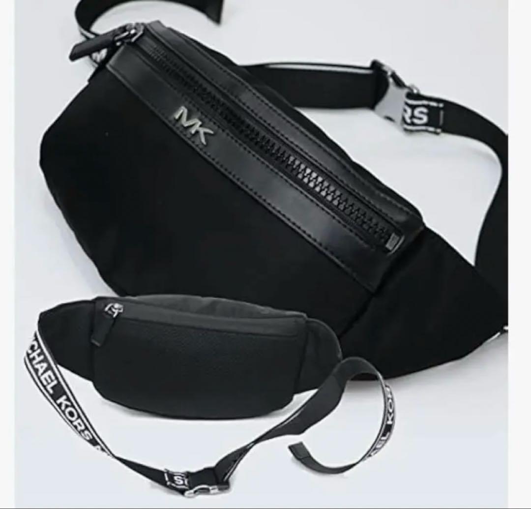 未使用品　マイケルコース　MICHAEL KORS ボディバッグ　ブラック MICHAEL KORS（マイケルコース） バッグ メンズ レディース ショルダー