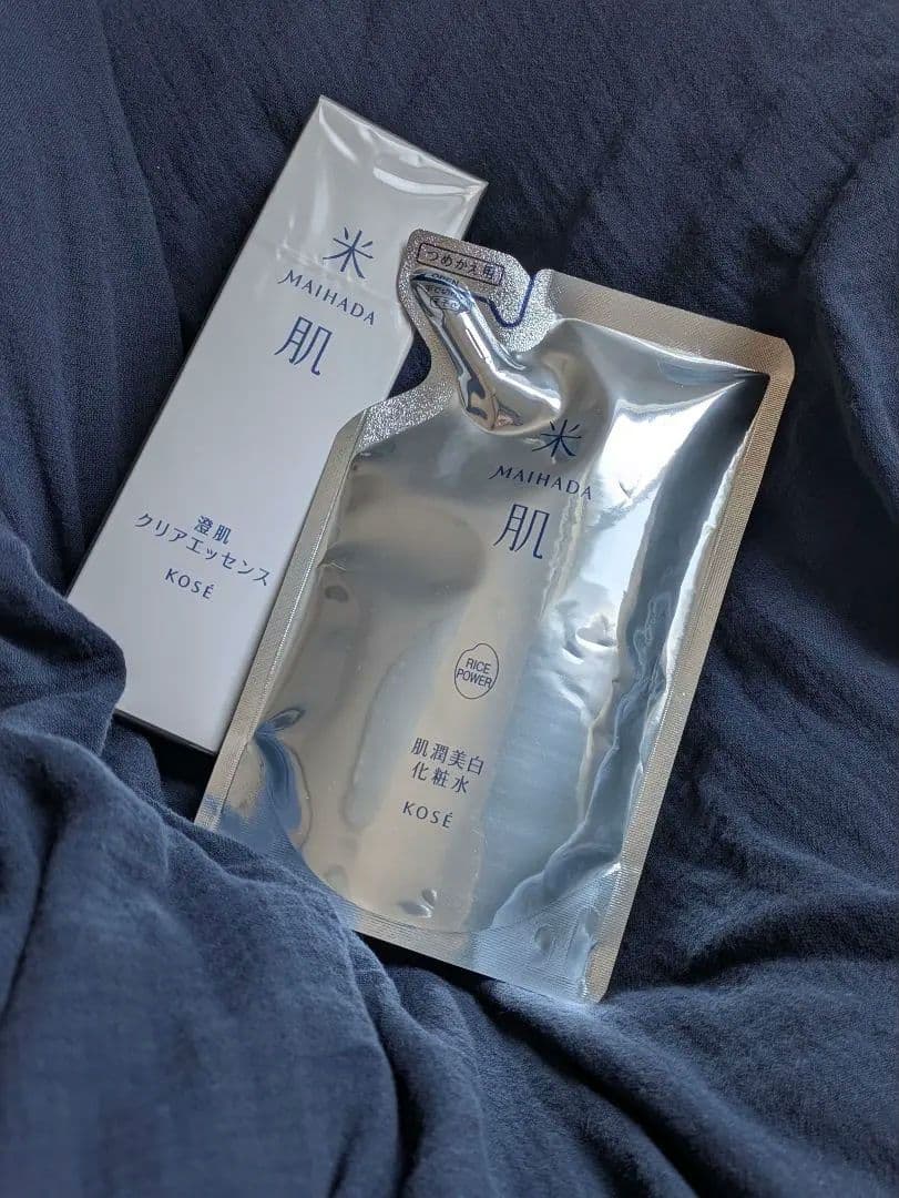 ✳新品未開封✳　米肌ふきとり美容液＆美白化粧水パウチ