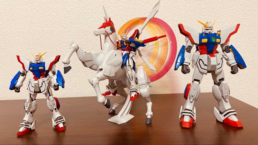 RG ゴッドガンダム 拡張 RG シャイニングガンダム MGシャイニングガンダム