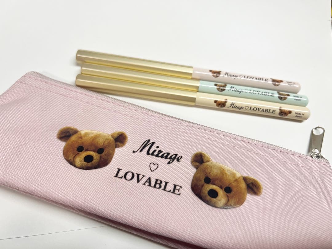 限定値引き！ミラージュ&lovable キュアモノマー　ブラシ&ポーチセット