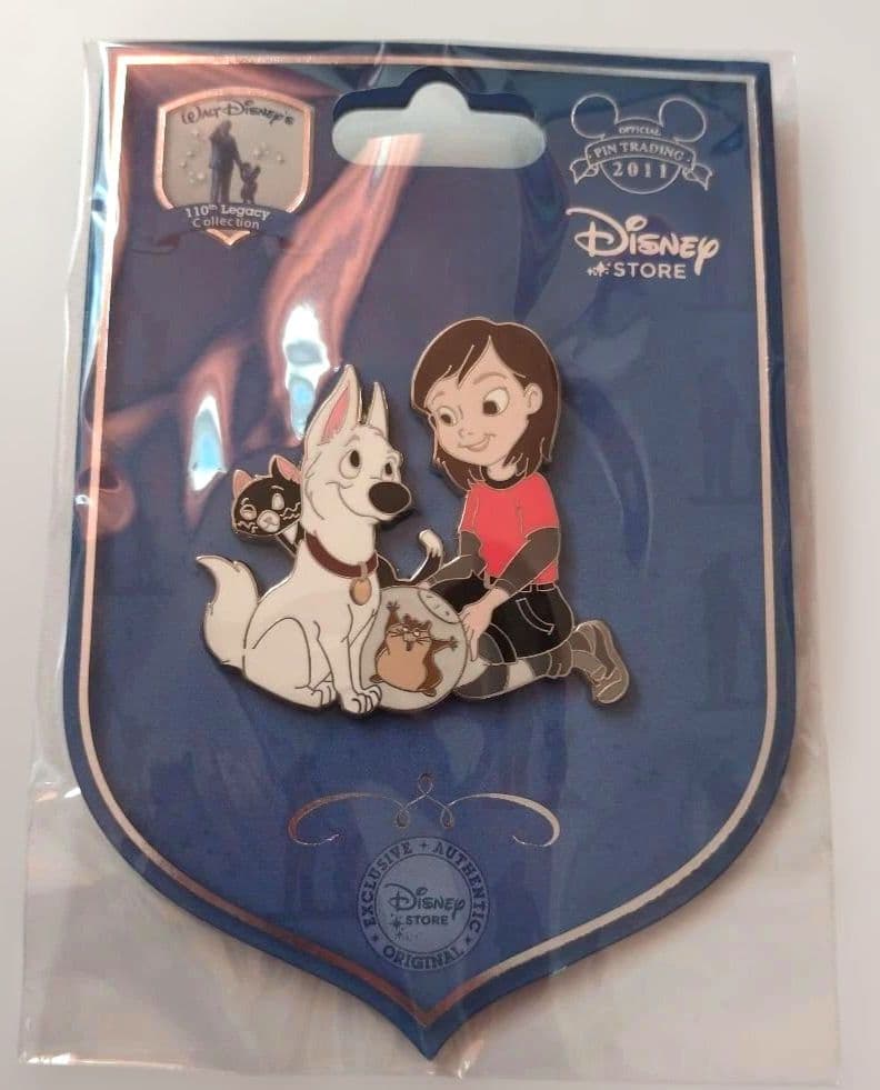 ディズニーストア／レガシーピンバッジ／ボルト 新品❣️ ウォルトディズニー 110周年 レガシーコレクション