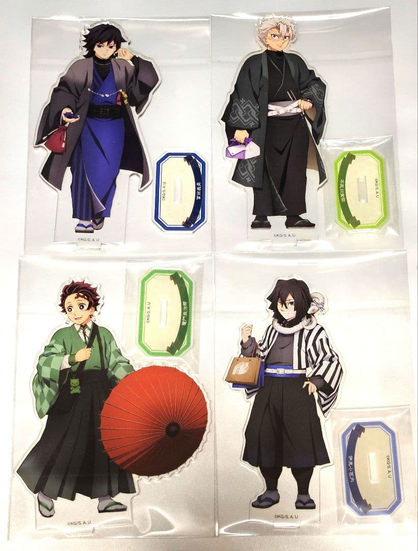 鬼滅の刃 ナンジャタウン　いこいの里巡り 其の弐　アクリルスタンド　4点セット