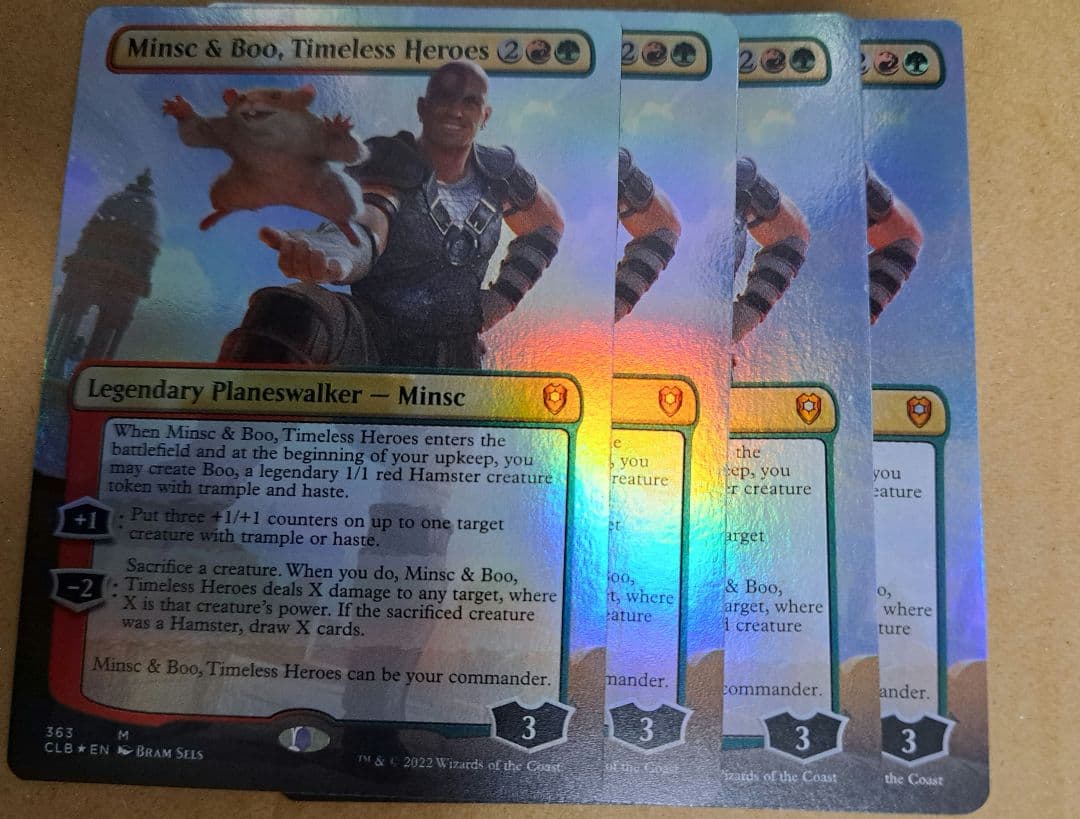 時を超えた英雄、ミンスクとブー　ボーダレス foil