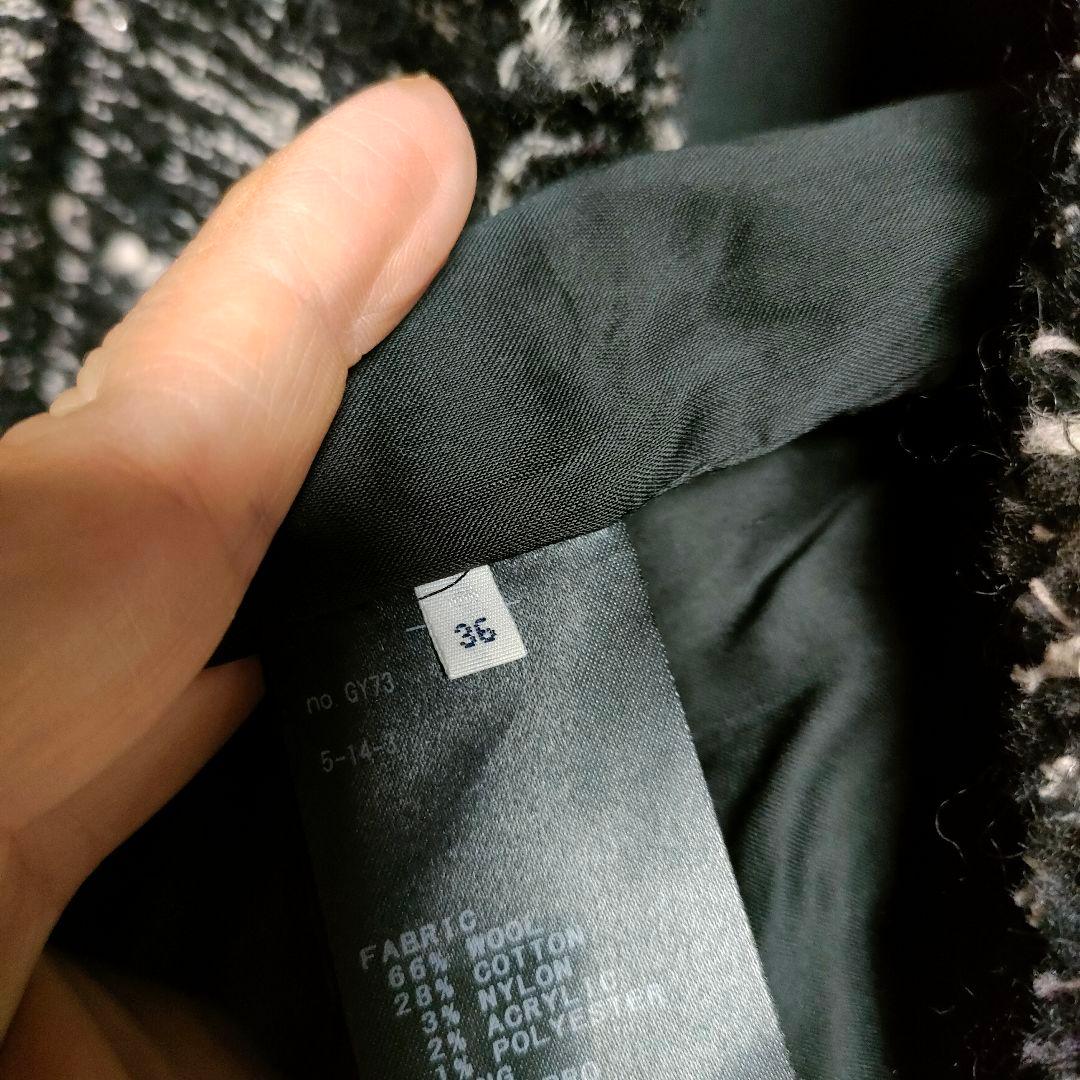 ✨極美品✨】IENA◎Monotone Tweedジャケットブラック - メルカリ