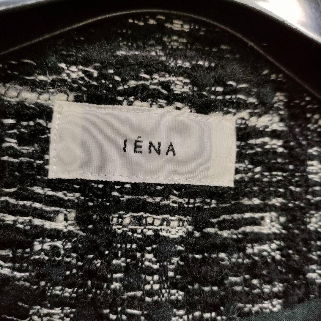 ✨極美品✨】IENA◎Monotone Tweedジャケットブラック - メルカリ