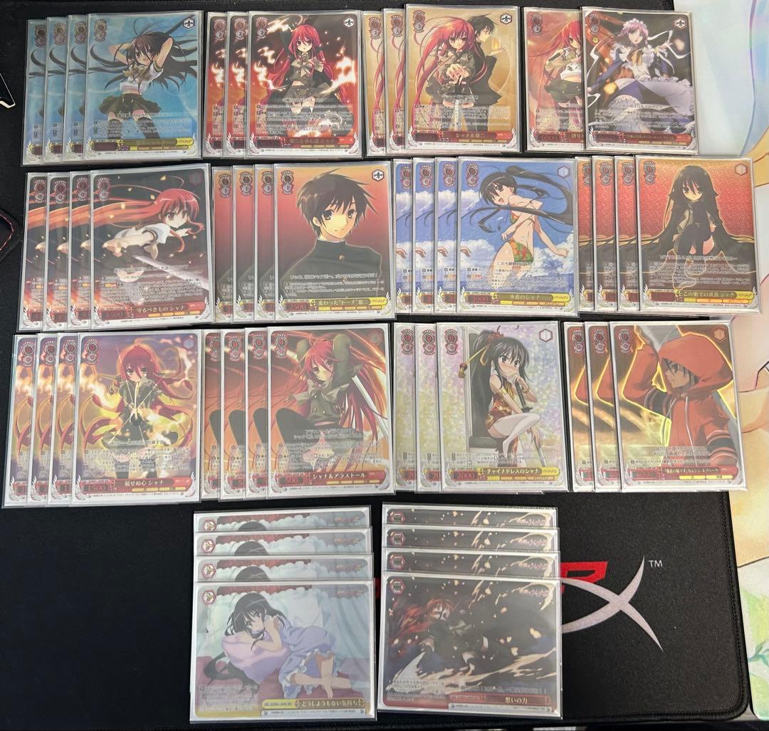 【ヴァイスシュヴァルツ】灼眼のシャナデッキ＋デッキパーツ フルSHP フルホイル