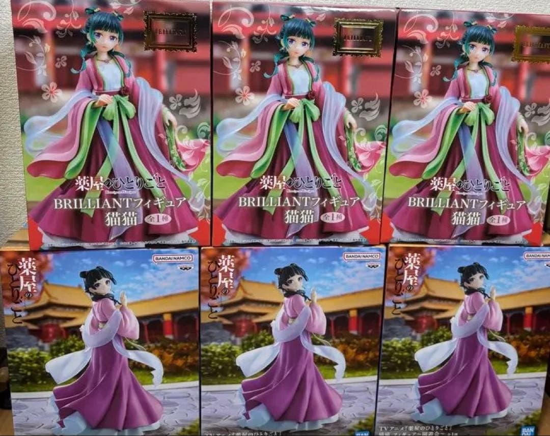 【6点セット】薬屋のひとりごと　猫猫　BRILLIANT 園遊会　フィギュア
