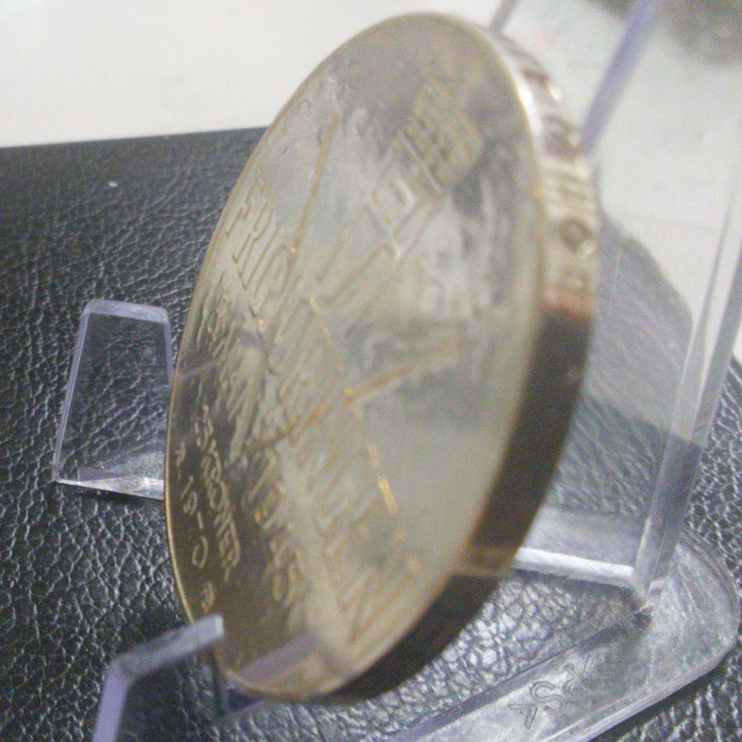 1970年 ノルウェー銀貨 25クローネ 開放25周年記念銀貨SV875大型銀貨