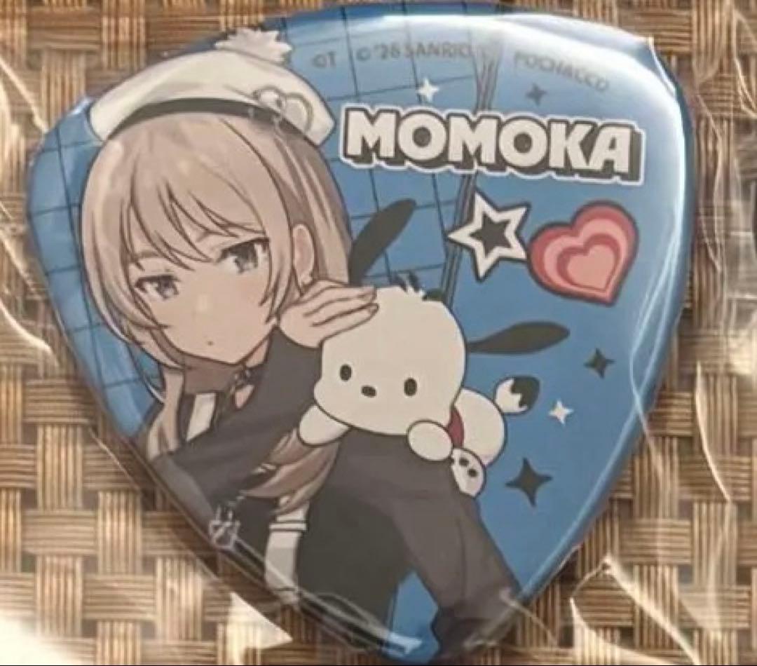 ガールズバンドクライ サンリオ 河原木桃香 ピック型缶バッジ 4個