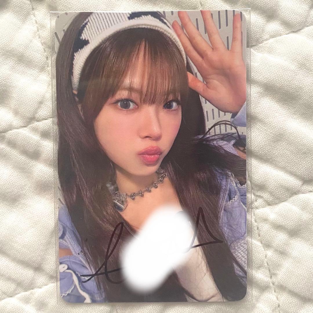 LE SSERAFIM ウンチェ spaghetti 直筆サイン トレカ ②