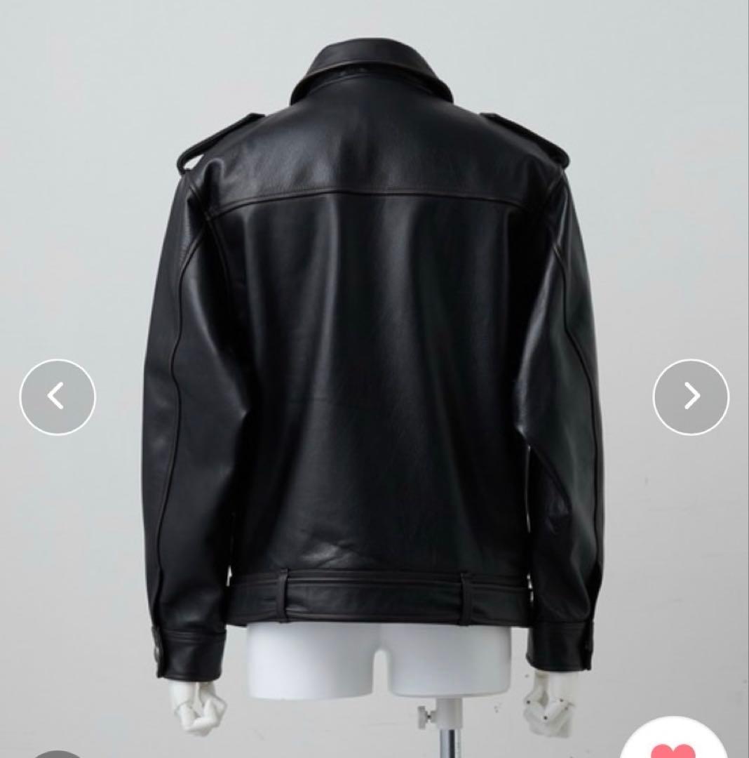 新品未使用 グランシー レザージャケット ブルゾン ナポレオン Mサイズ