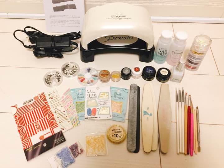 プロ仕様 LEDライト ネイル用品一式