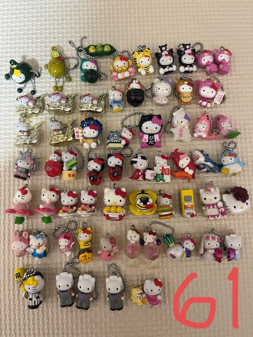 61個セット！！大人気！！ご当地キティちゃん　キーホルダー レア廃盤品込み！
