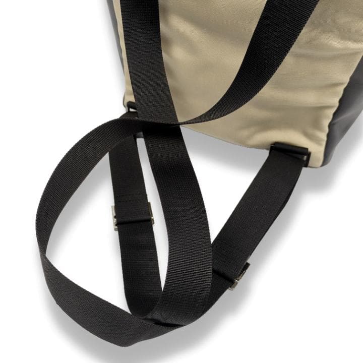 美品】 GUCCI グッチ コンビナイロン レザー リュック ロゴ型押し