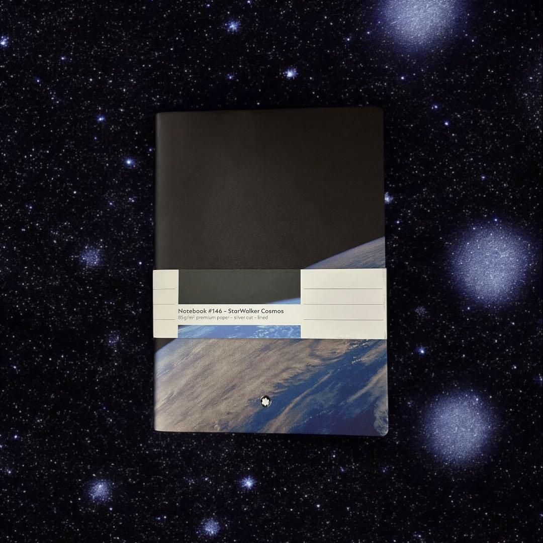 モンブラン Notebook #146 - StarWalker Cosmos Montblanc Notebook #146 Small, Starwalker Space Blue, Grey Lined