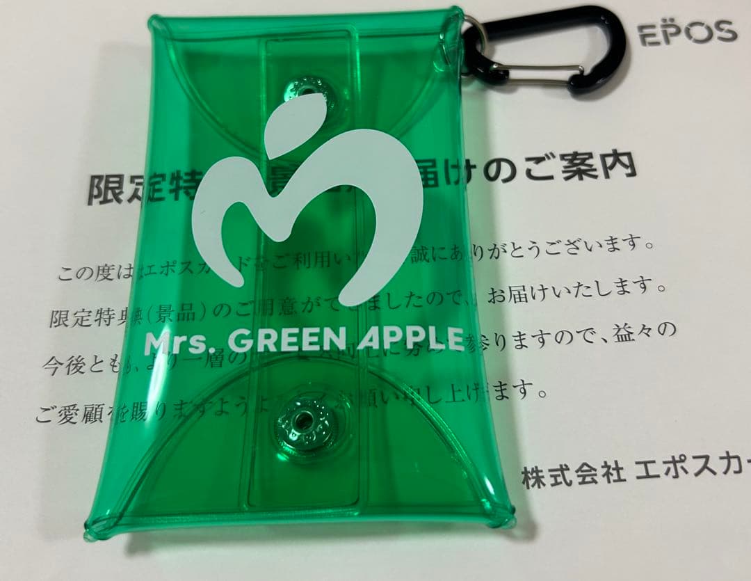 Mr.s Green Appleミセス エポスカード クリアポーチ - メルカリ