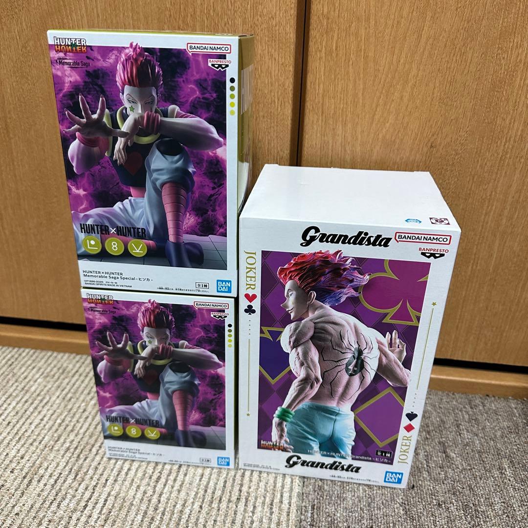 HUNTER×HUNTER ヒソカ フィギュア 3体セット