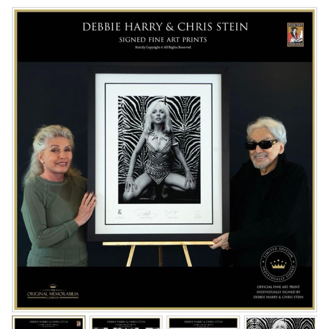 blondie 直筆サイン入りポスター　デボラ・ハリー