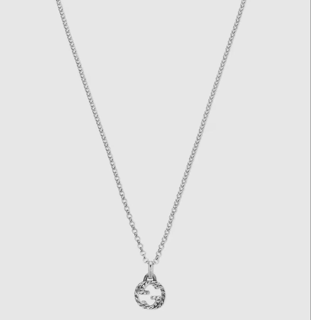 GUCCI 〔グッチ インターロッキング〕ペンダント ネックレス グッチ GUCCI インターロッキングG ネックレス （シルバー