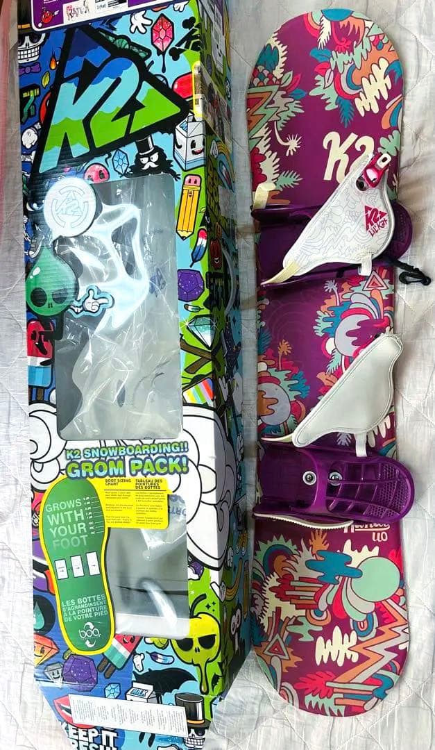 美品K2 Lil Kat スノーボード110Burton手袋/キャプ - メルカリ