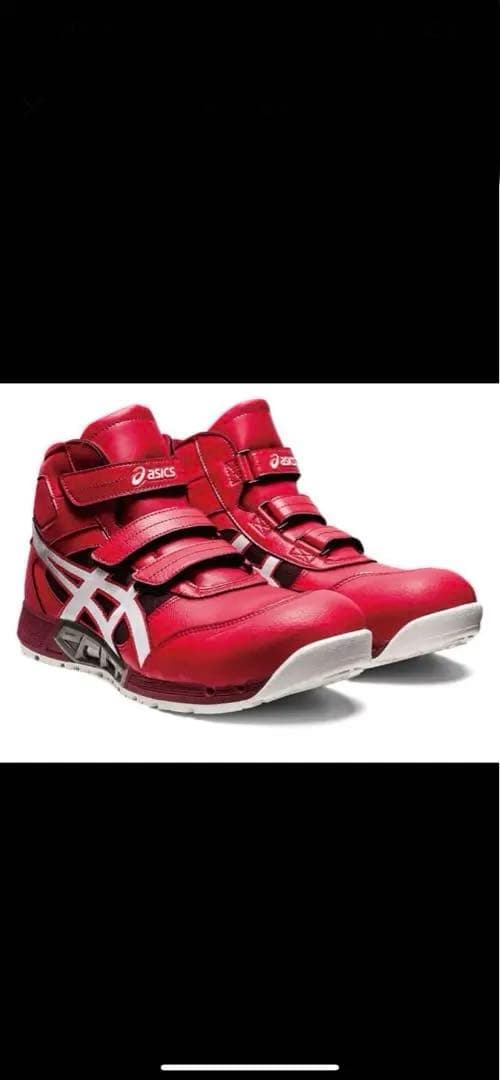 ASICS ウィンジョブ CP308 クラシックレッドxホワイト 26.5cm