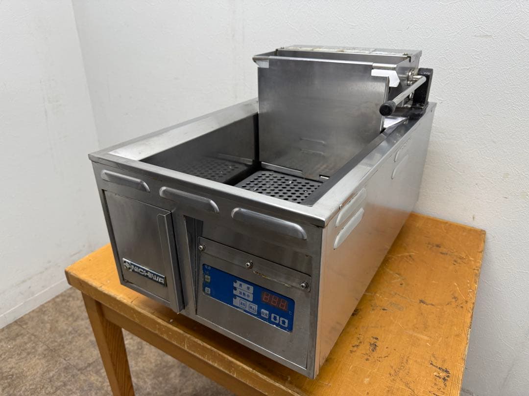 ニチワ　業務用　電気フライヤー　１３L　厨房　飲食店　TEF-13-4SP