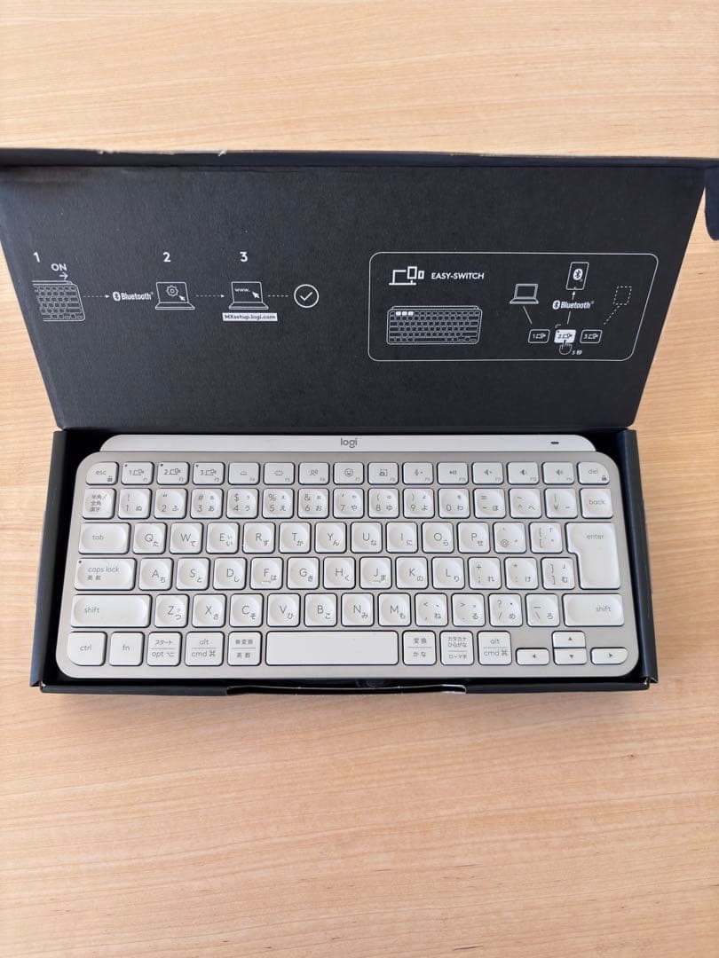 logicool MX Keys Mini ペイルグレー Logi Boltなし