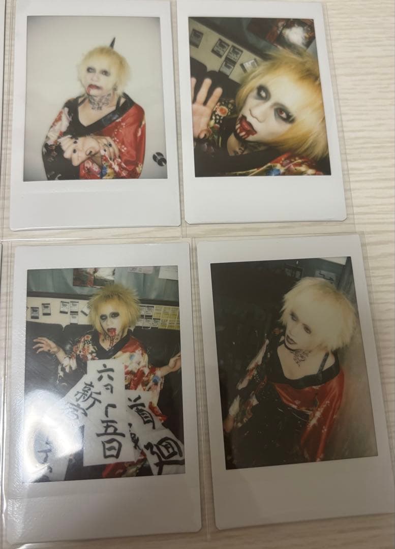 ⑩黒百合と影 烏名鳴 メメント・モリ 哀 チェキ 10枚セット