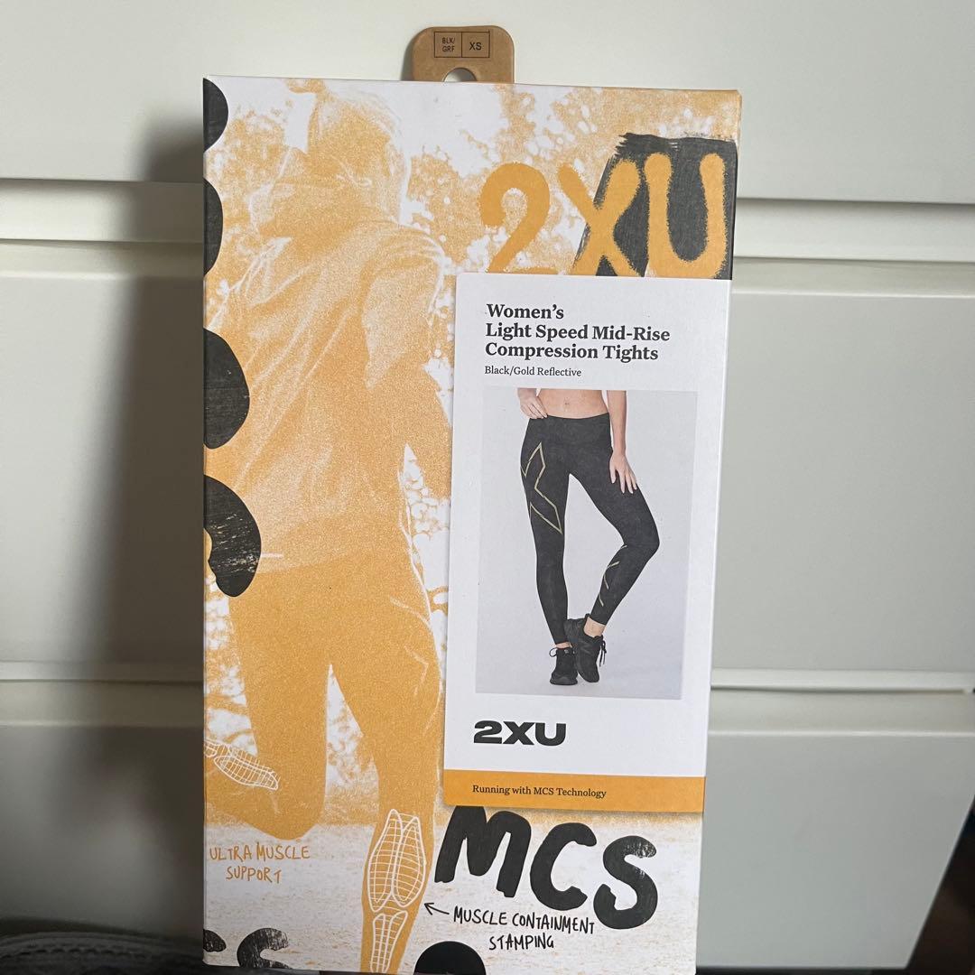 2XU Women's Light Speed タイツ XS 陸上ロンタイ Women's Running Leggings | Light Speed | Black/Gold – 2XU US
