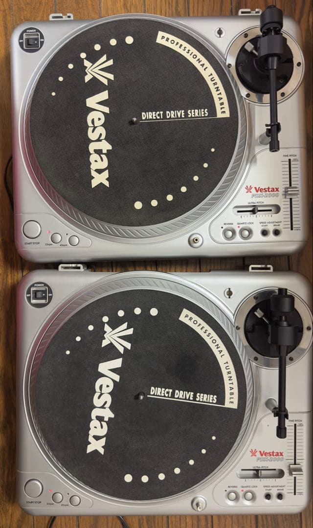 VESTAX PDX-2000 ターンテーブル2台 vestax PDX-2000 2台セット - Vestax PDX-2000 ターンテーブル 2台