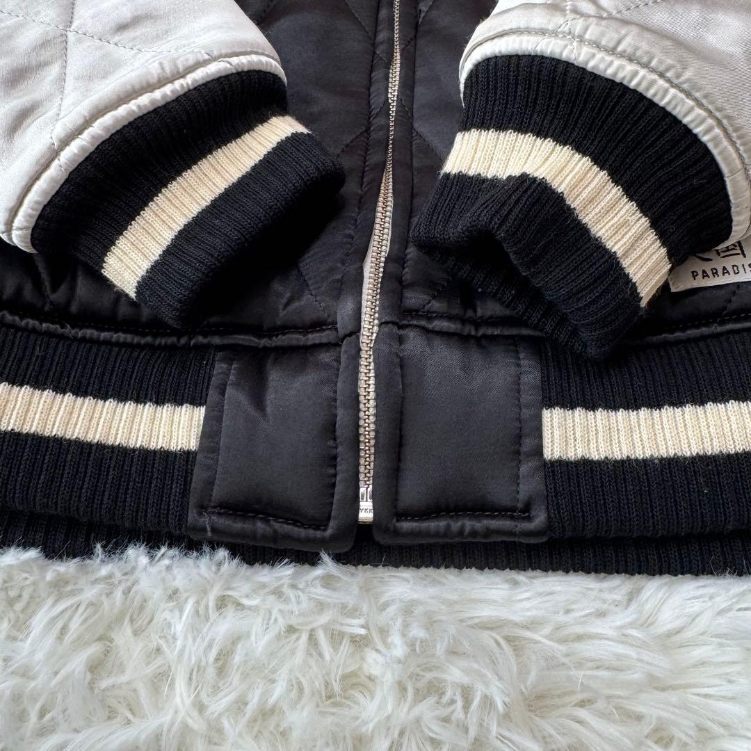 希少】ワコマリア スカジャン リバーシブル 天国東京 刺繍