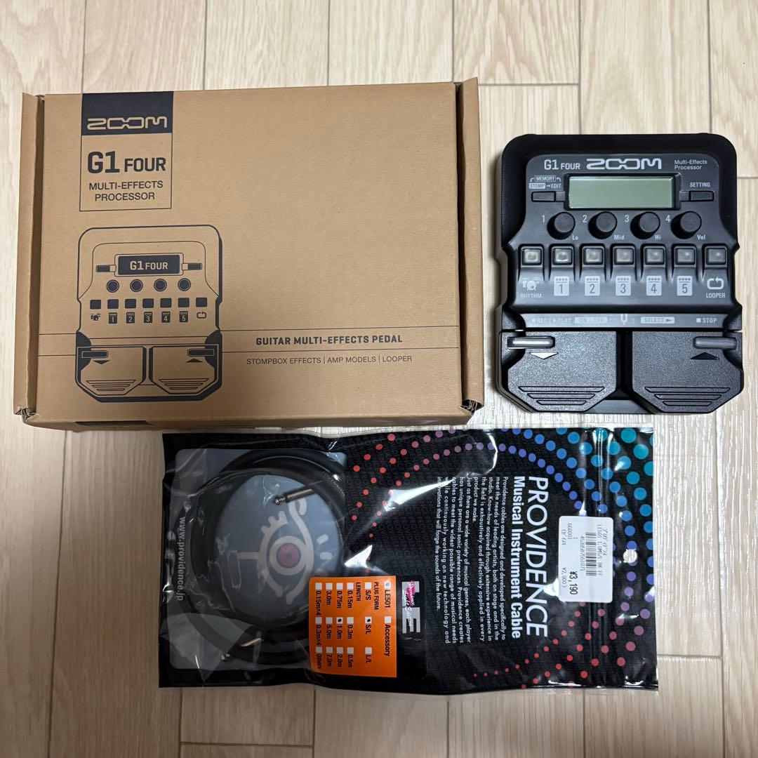 Zoom G1 Four マルチエフェクター シールド付き