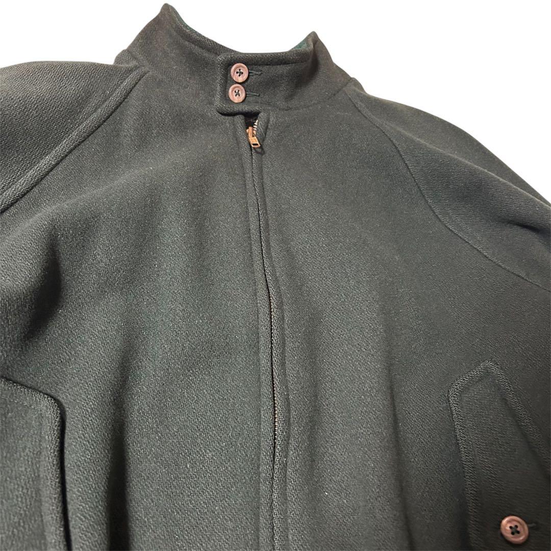 90s ラルフローレン G-9 ハリントンジャケット ウール グリーン M