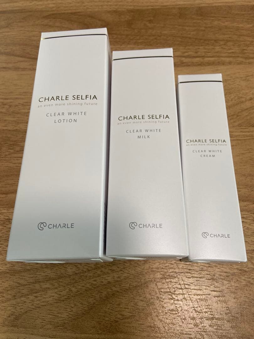 CHARLE SELFIA クリアホワイト3点セット