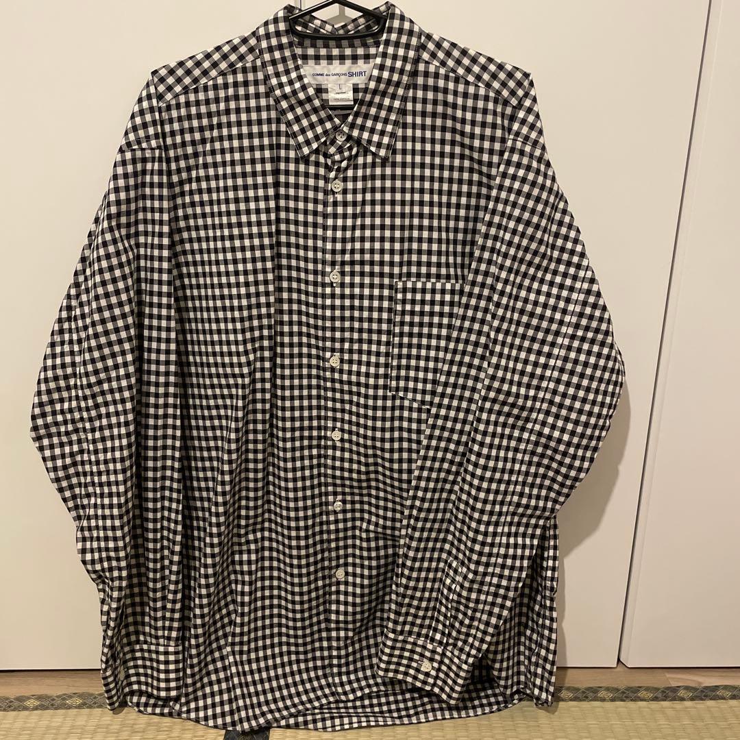 COMME des GARCONS SHIRT 白×黒ギンガム