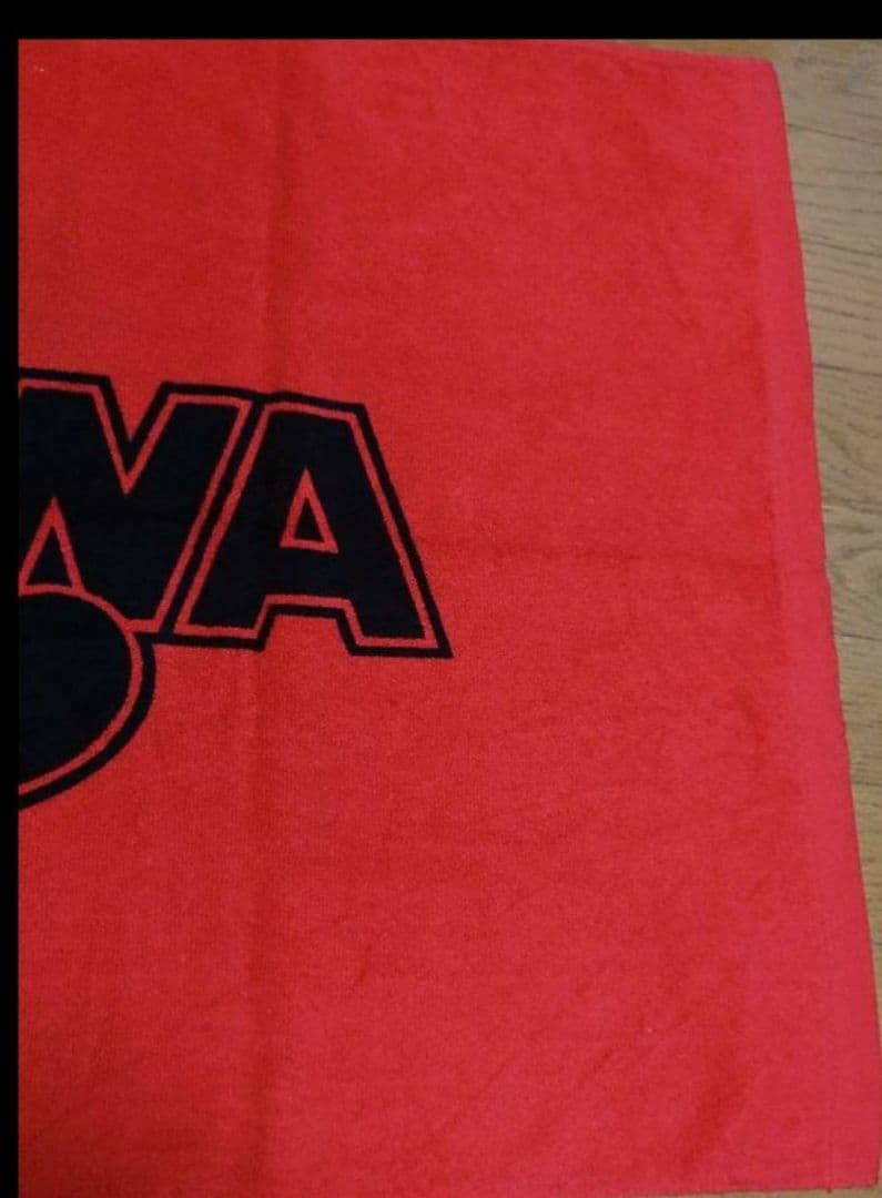 矢沢永吉さん カンパニータオル 赤 黒ロゴ 初代物 左下タグあり - メルカリ