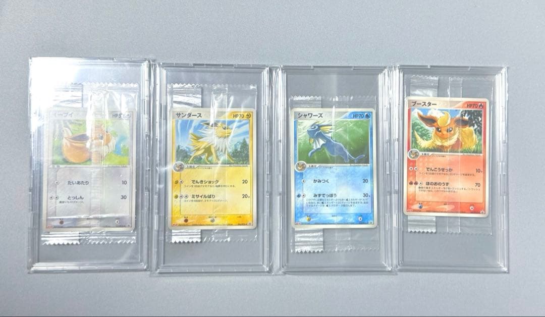 ★ポケカ 明治 プロモ イーブイ サンダース シャワーズ ブースター 未開封★ 安心取引可 ポケモンカード 夏ポケカ 海外 ブースター シャワーズ