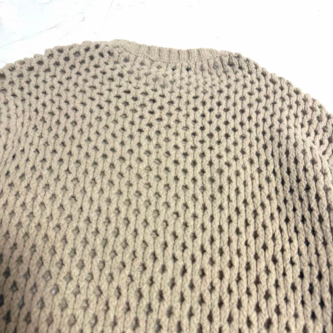 美品】完売品✨️ドゥロワー アルパカナイロンメッシュニット 5G