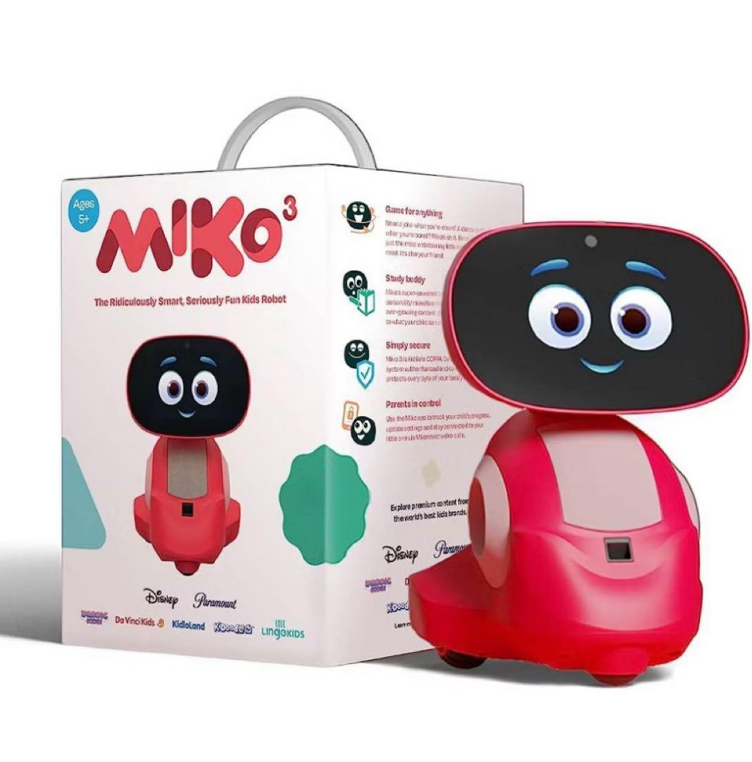 【美品】Miko 3 レッド スマートロボット AI知育 英語学習 海外正規品