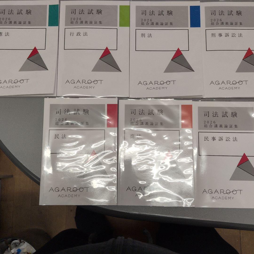 アガルート　論証集　予備試験 司法試験　2026セット