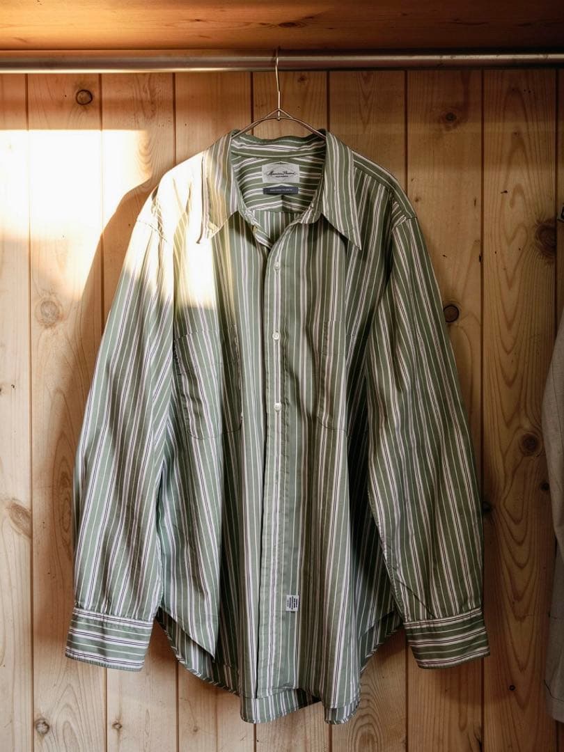 Marvine Pontiak shirts makers ストライプシャツ