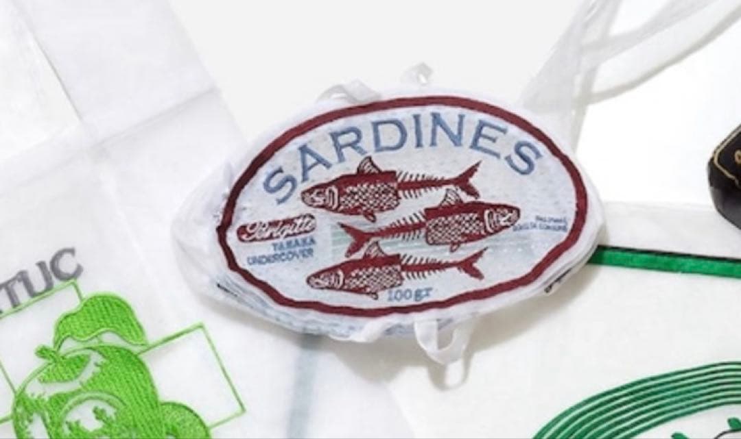 ブリジットタナカ×アンダーカバー　コラボポーチ　オイルサーディン