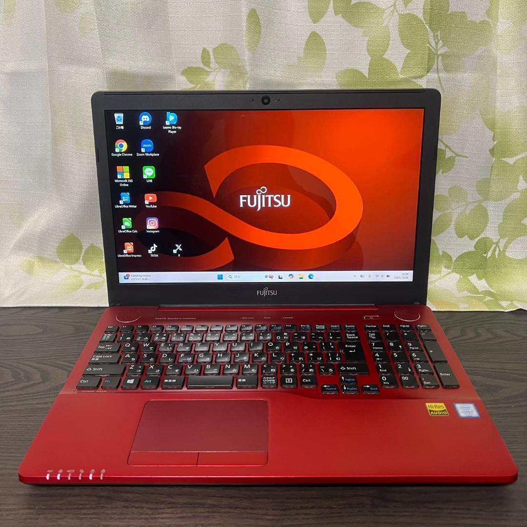 コスパ◎富士通 LIFEBOOK✨SSD240GB☆Core i7☆メモリ8GB