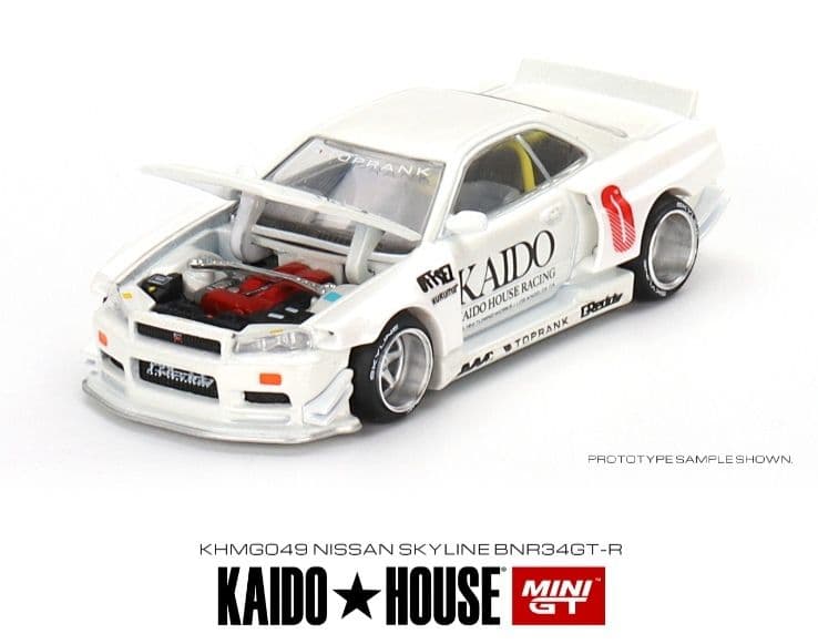 ミニカー KAIDO HOUSE NISSAN SKYLINE GT-R R34 049