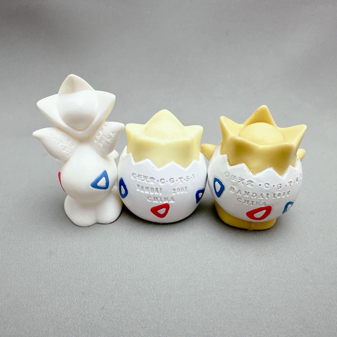 美品 レトロ ポケモンキッズ トゲピー トゲチック 指人形 ソフビ