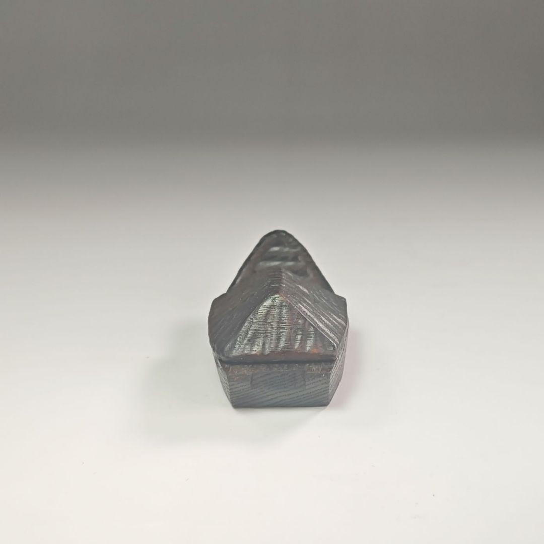 ウ306 香合『隆弘峯作』『屋形舟 香合 木彫 共箱』茶道具 - メルカリ