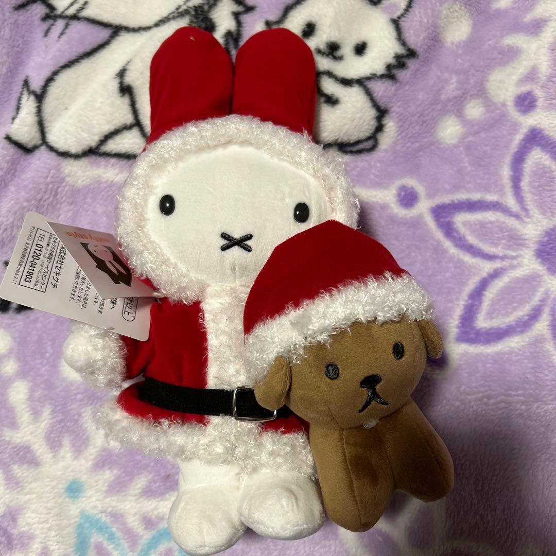 ミッフィースタイル限定　サンタミッフィー　& スナッフィーぬいぐるみ　クリスマス 2023年11月3日(金・祝)発売予定!miffy style限定 オリジナル