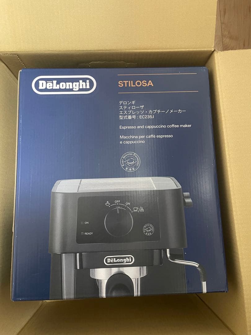 De'Longhiエスプレッソメーカー スティローザ EC235J-BK