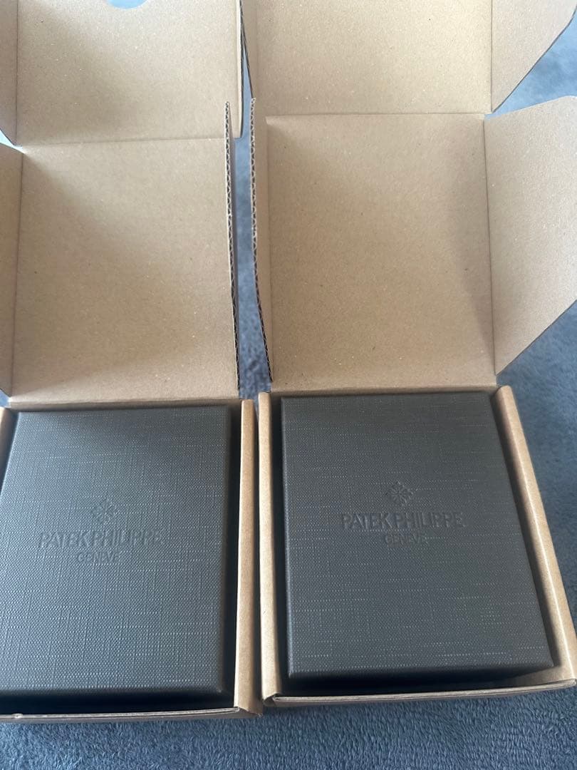 PATEK PHILIPPE 時計ケース　2個セット PATEK PHILIPPE パテックフィリップ 腕時計ケース 外箱あり 腕時計